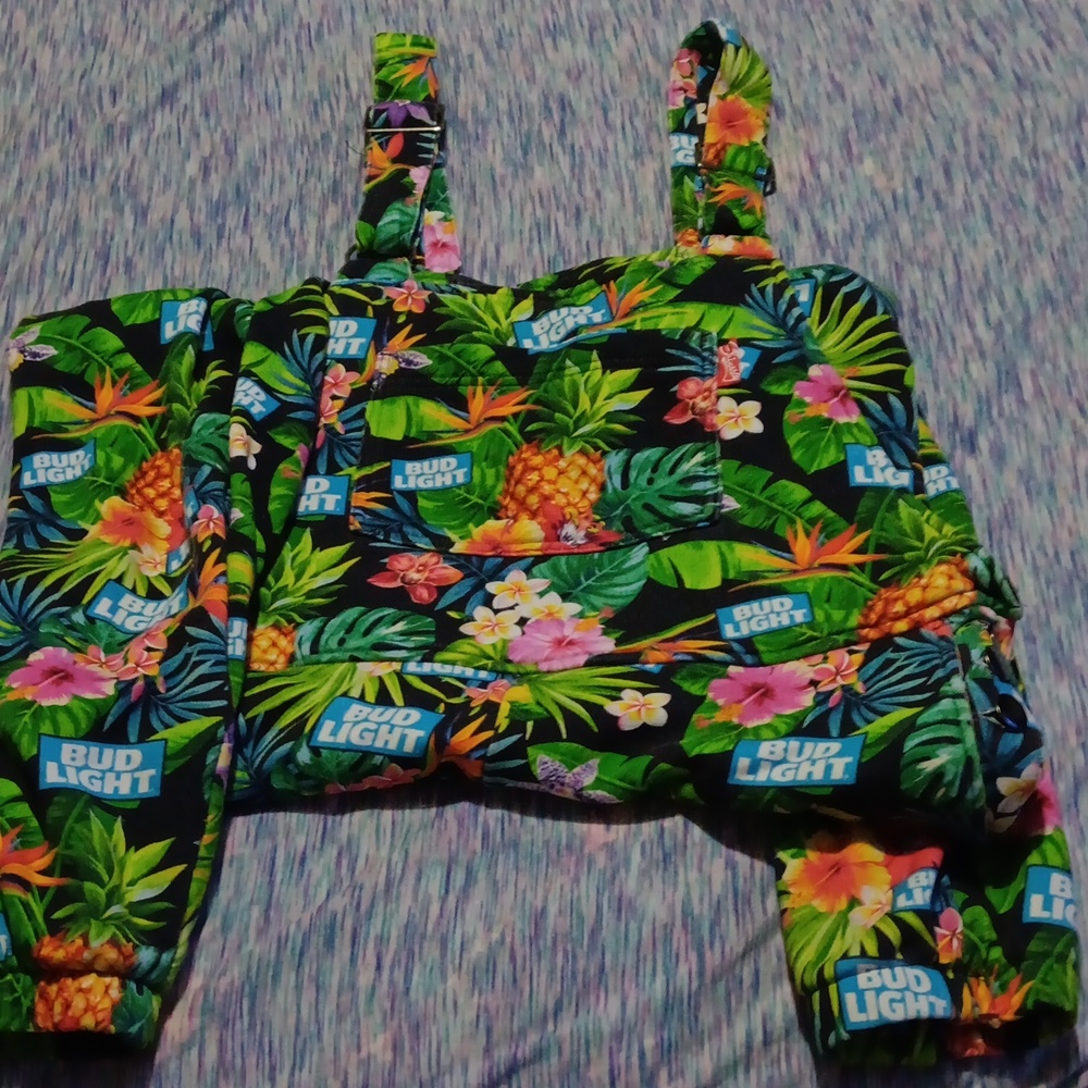 Shinesty bud light overalls